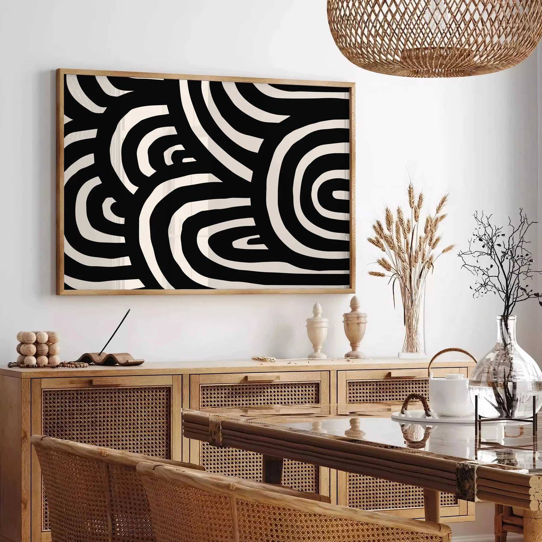 space boho wall art poster stunning abstract bohemian designs captivating artwork perfect gift décor sizes A4 cm A0 touch elegance home today