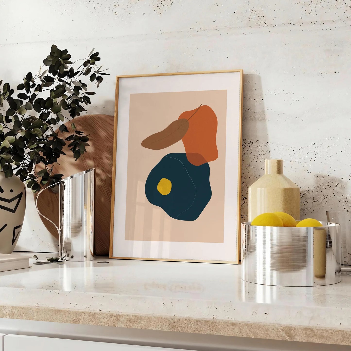 space captivating boho chic wall art bohemian abstract poster blends elegance artistic flair perfect standout print thoughtful gift ideal size A4 cm A0 touch magic decor