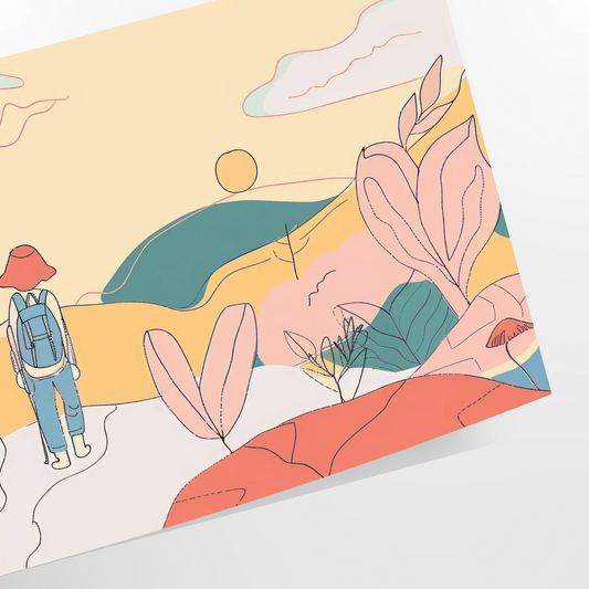 space vibrant Boho Abstract Wall Art Poster perfect blend colorful bohemian charm eye artwork ideal splash creativity gifting versatile sizes A4 cm A0