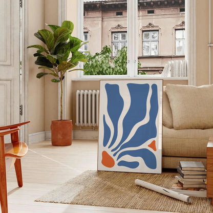 space captivating boho art prints abstract bohemian wall poster vibrant mix gray orange hues perfect stylish touch room unique gift artwork framed non - choices